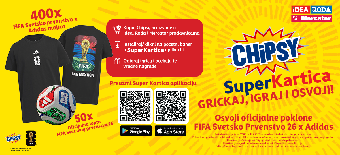 Chipsy Super Kartica – grickaj, igraj i osvoji! 🏆