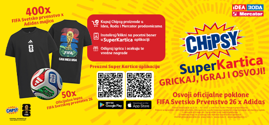 Chipsy Super Kartica – grickaj, igraj i osvoji! 🏆