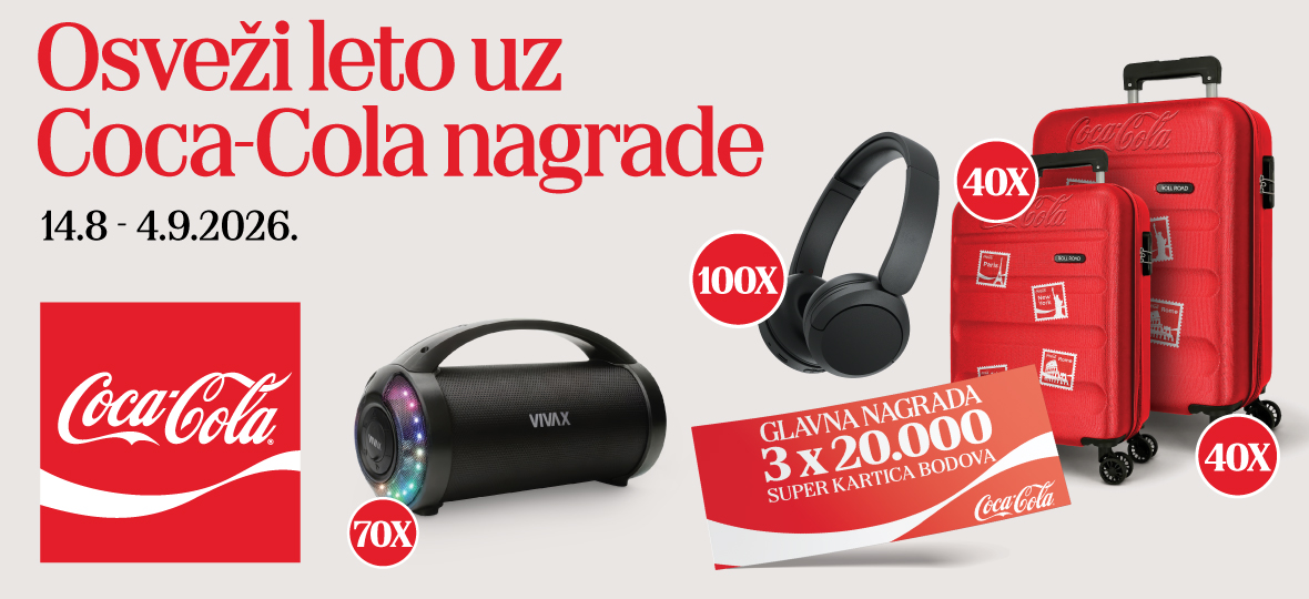 Osveži leto uz Coca-Cola nagrade! 🥤☀️