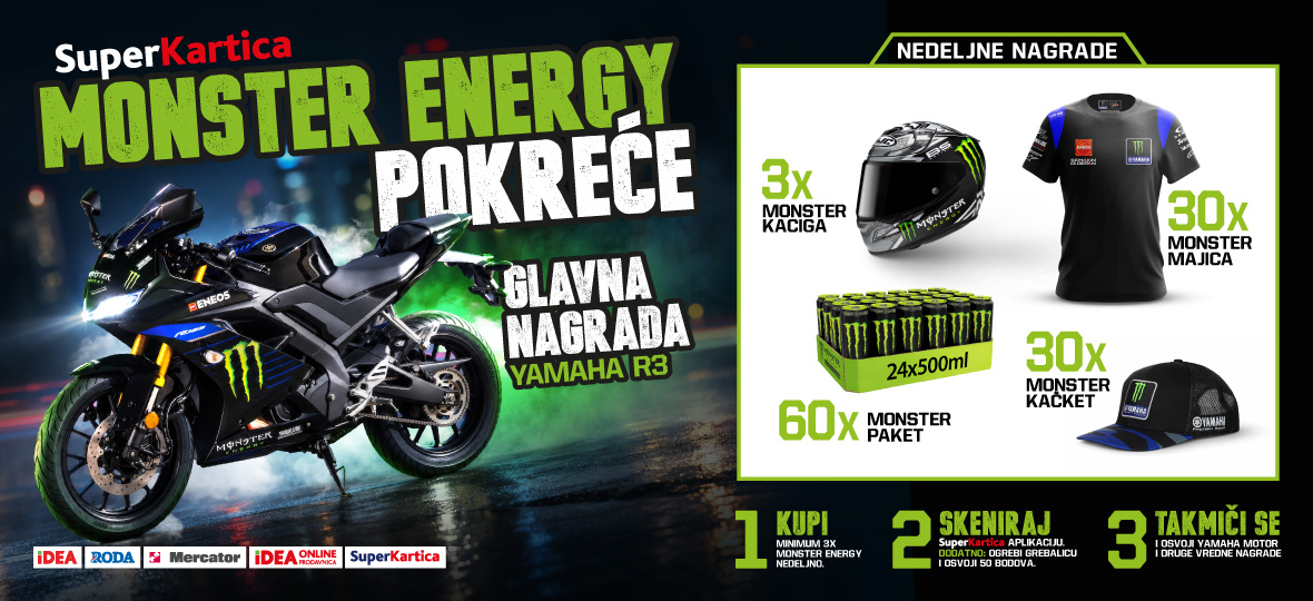 Monster Energy pokreće! 🏍️