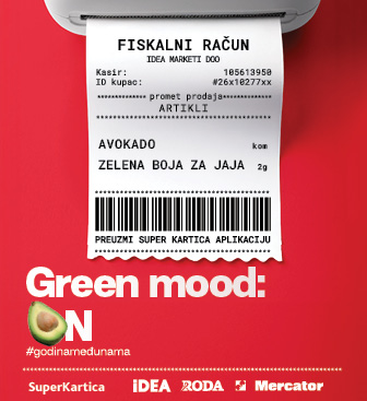 Green mood: ON — Avokado, zelena boja za jaja