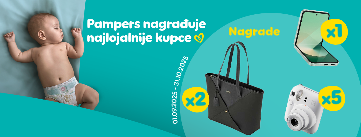 Pampers nagrađuje najlojalnije kupce!