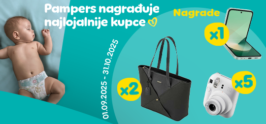Pampers nagrađuje najlojalnije kupce!