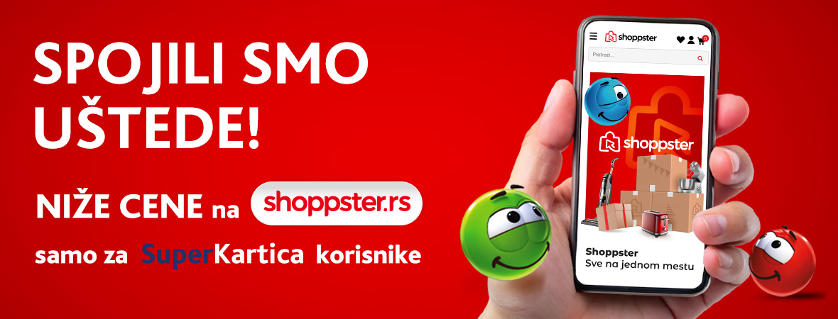 SuperKartica & Shoppster - Spojili smo uštede za tebe!