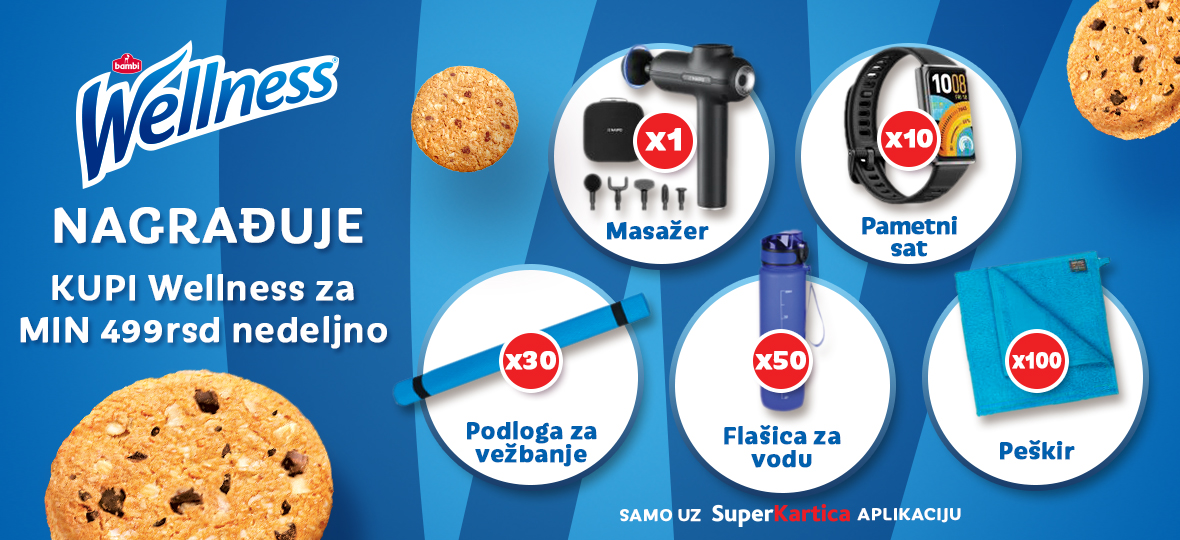 ✨ Wellness nagrađuje u periodu od 01. do 21. juna