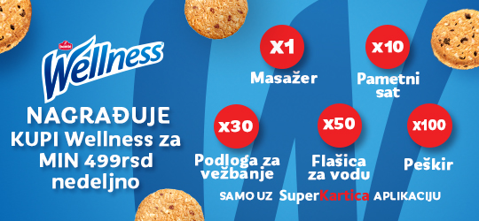 ✨ Wellness nagrađuje u periodu od 01. do 21. juna